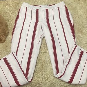Striped Banana Republic Avery Trousers